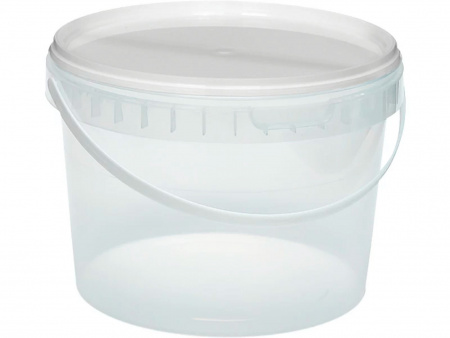 Ведро пластиковое круглое емкостью 2 л