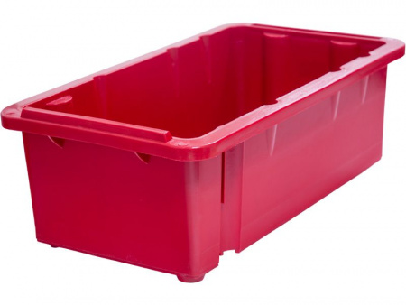 Ящик пластиковый 665х370х223 арт Б057 сплошной