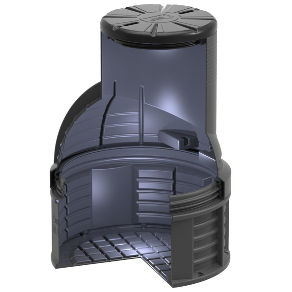 Колодец КС-7 H2275 мм, без пригрузочной камеры, с крышкой D 780 мм