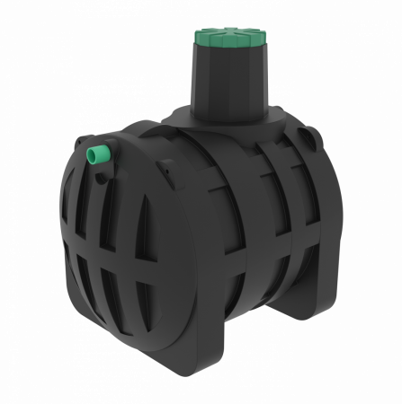 Пластиковая подземная емкость 3000 л с горловиной