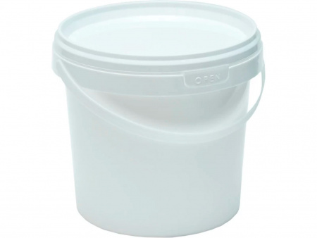 Контейнер (ведро) пластиковый 1 л круглый d-131 мм с крышкой