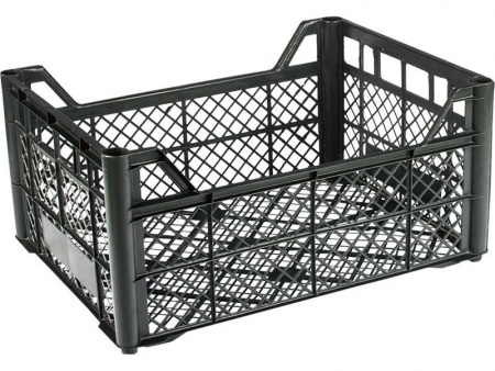 Ящик грибной 400х300х185 арт 103-1 сетка ромб (18364, черный)