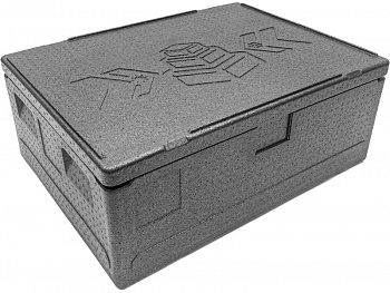 Термоконтейнер 800х600х320 84 л из ударопрочного вспененного полипропилена плотность 40 кг/м3