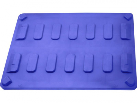 Крышка для BoxPallet 1225х825х80 мм,  (cm), арт.крышка 800 Crm (20489, синий)