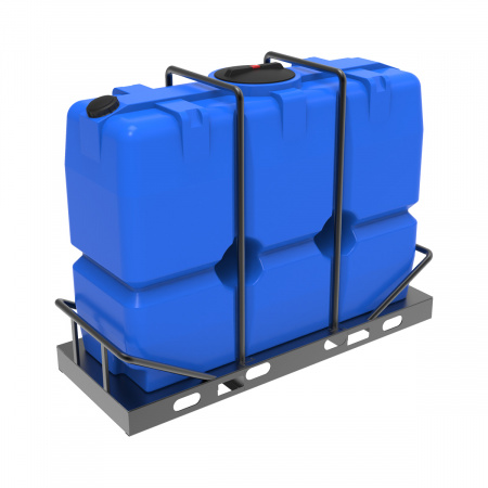 Емкость SK 2000л в обрешетке (117.2003.601.1, синий)