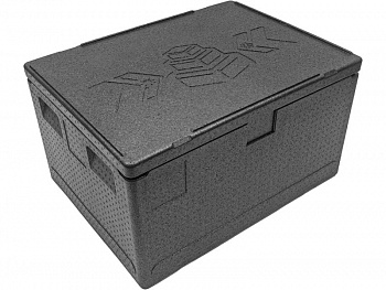 Термоконтейнер 800х600х450 131 л из ударопрочного вспененного полипропилена плотность 40 кг/м3