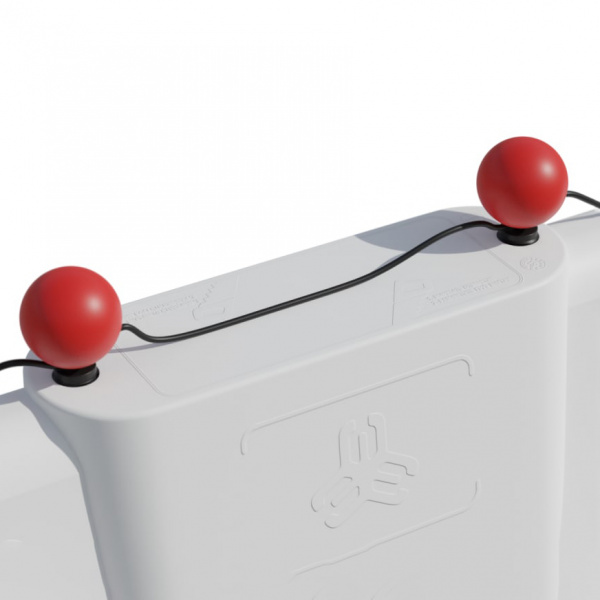 Гирлянда из фонарей ФС-3 (для вставки в дорожный блок), шаг 5м