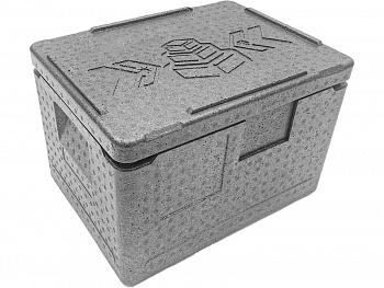 Термоконтейнер 400х300х270 18 л из ударопрочного вспененного полипропилена плотность 30 кг/м3