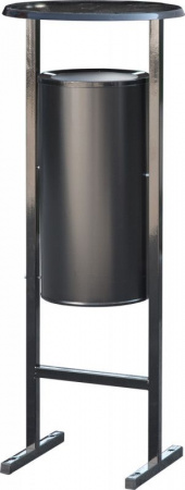 Урна уличная 25 литров черный, арт.СЛ-250 черный