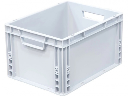 Ящик сплошной пластиковый SPK 400х300х230 мм объем 23 л Ящик сплошной пластиковый SPK 400х300х230 мм объем 23 л