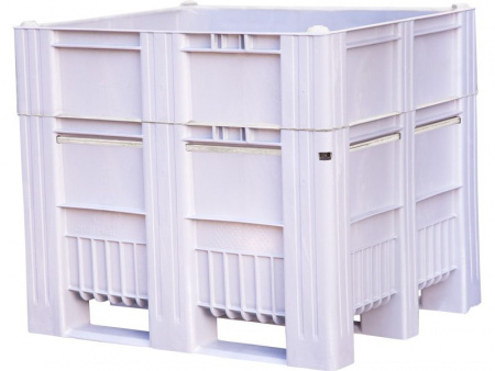 Контейнер большой BoxPallet (бокс паллет) 1200x1000x1035 мм, сплошной на полозьях, арт.C-Box 1210 S (1035)