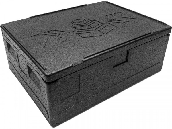 Термоконтейнер 800х600х320 84 л из ударопрочного вспененного полипропилена плотность 55 кг/м3