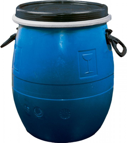 Бочка пластиковая 48 л с крышкой на обруче Open Top