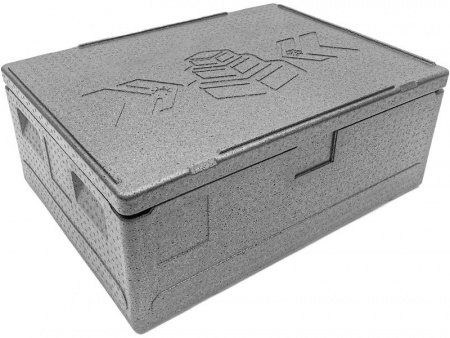 Термоконтейнер 800х600х320 84 л из ударопрочного вспененного полипропилена плотность 30 кг/м3