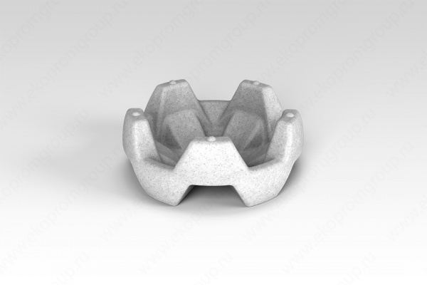 Вазон Flox гранит