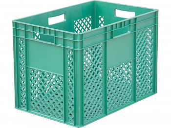 Ящик пластиковый 600х400х420 перфорированный