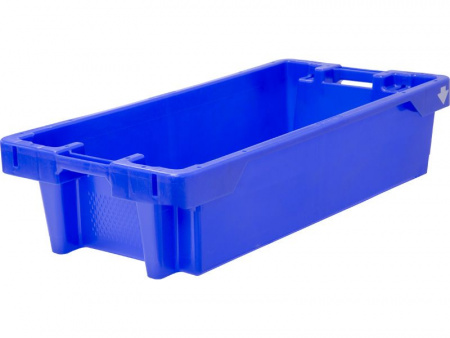 Ящик рыбный 800х450х190 арт Fish box 20 blue 81670300 конусный