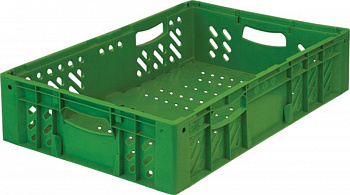 Ящик помидорный 600х400х140 арт 118 перфорированный