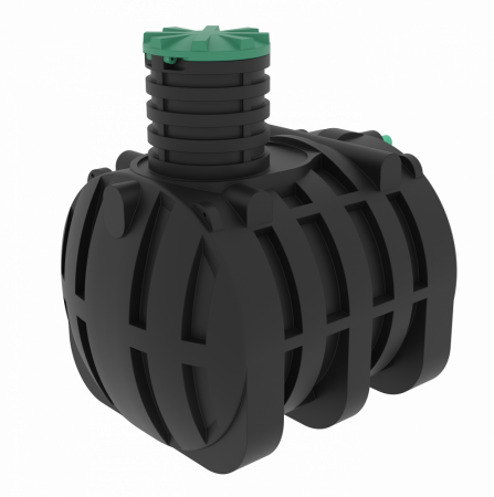 Пластиковая подземная емкость 6500 л с горловиной