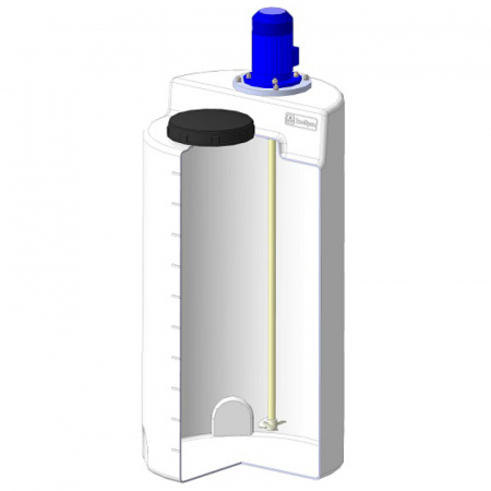 Емкость дозировочная 200 с пропеллерной мешалкой (171.0000.000.011, белый) Емкость дозировочная 200 с пропеллерной мешалкой (171.0000.000.011, белый)