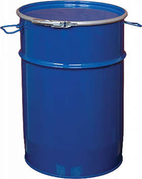 Бочка стальная коническая 50 л с крышкой на обруче Бочка стальная коническая 50 л с крышкой на обруче