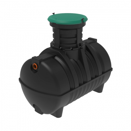 Емкость подземная пластиковая Rostok G 2800 л  с входом 110 мм с горловиной