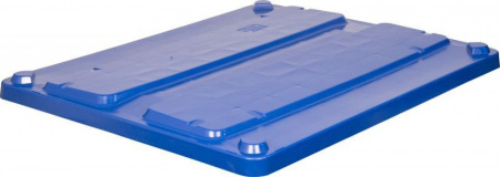 Крышка для BoxPallet 1230х1040х80 мм, арт.крышка 1000 АСЕ (03745, синий)