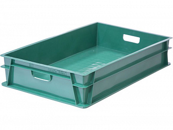 Ящик пластиковый 740х465х145 арт 404-Т-2 сплошной