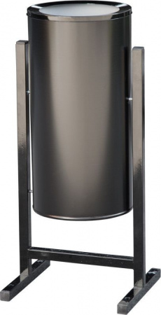 Урна уличная 25 литров черн, арт.СЛ2-250 черный