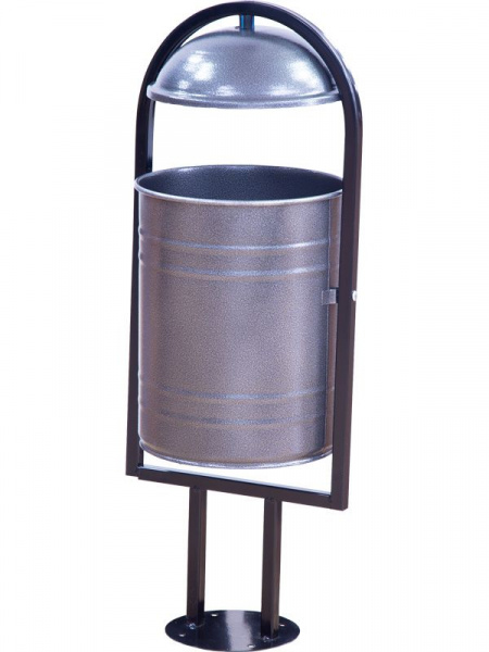 Урна уличная 330х280х970 серый антик, арт.УС 20 М