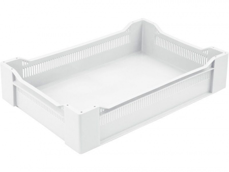 Ящик ягодный 600х400х135 арт 120 перфорированный, дно сплошное (мороз., 02494)