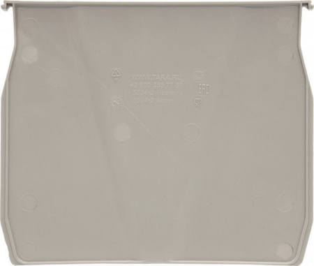 Разделитель по ширине для ящика 5004 серый литьевой PP, арт.5004-2