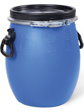 Бочка пластиковая 30 л с крышкой на обруче Open Top Бочка пластиковая 30 л с крышкой на обруче Open Top