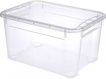 Ящик п/п 389х275х215 16л. "Кристал" цв. прозрачный, арт.crystal 16