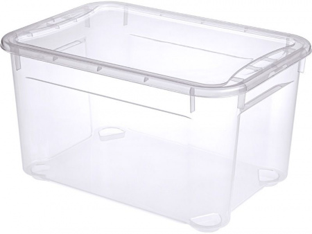 Ящик п/п 389х275х215 16л. "Кристал" цв. прозрачный, арт.crystal 16