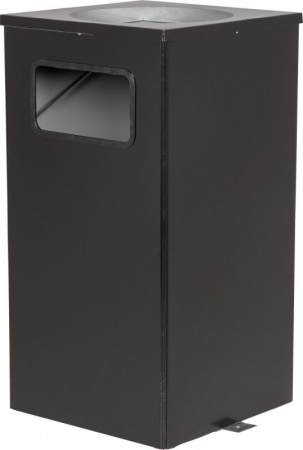Урна 80 литров Квадро-13 черный, арт.Квадро-13 черный