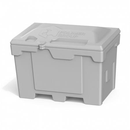 Ящик для песка, соли и реагентов 500 литров (FB15006, серый)