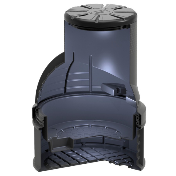 Колодец КС-7 H1675 мм, с пригрузочной камерой, с крышкой D 780 мм