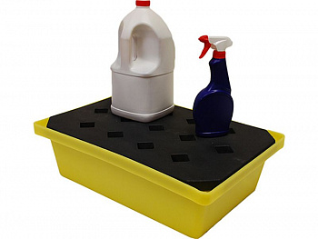 Емкость 595 х 395 х 170 с решеткой  на 20 литров, арт.ПдО 20 с решеткой