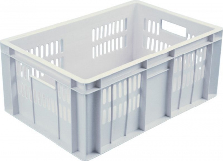 Ящик колбасный 600х400х250 арт 201-1 перфорированный, дно сплошное (мороз.)