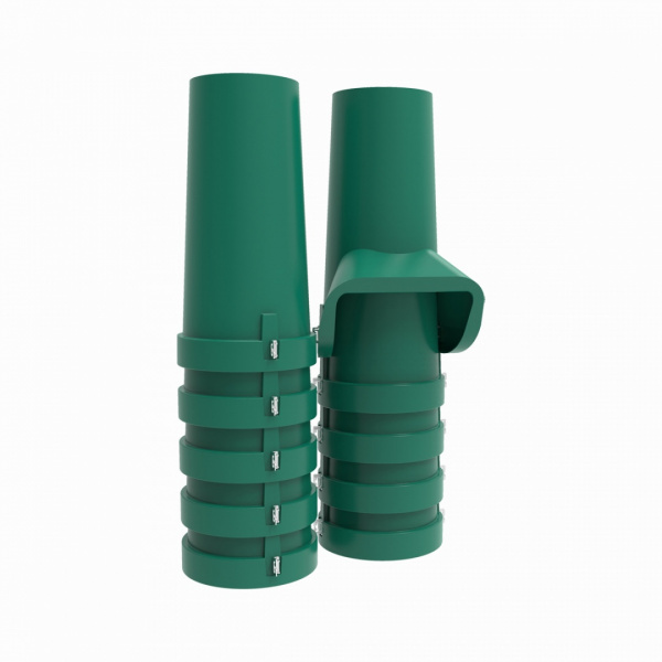 Строительный мусоросброс 10 метров (комплект из 1 приемной и 9 прямых секций)