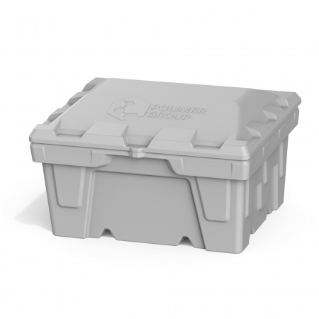 Ящик для песка, соли и реагентов 250 литров (FB12506, серый)
