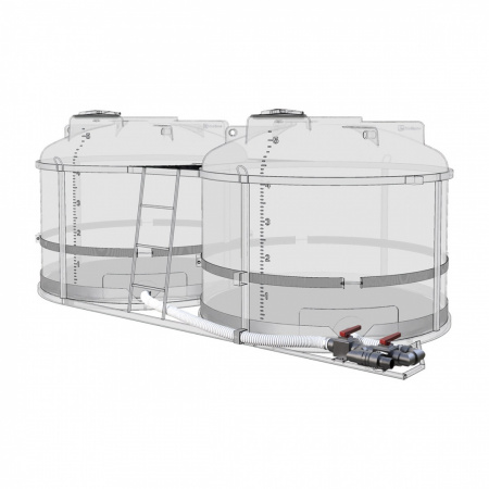 Комплект ПОЛНОГО слива с кранами G3 на две емкости TRF Комплект ПОЛНОГО слива с кранами G3 на две емкости TRF