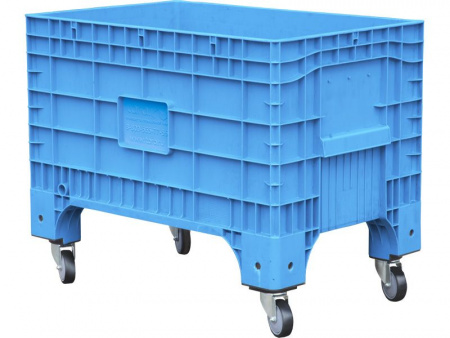 Контейнер большой Big Box Mini  1017х636х793 мм, на колёсах, арт.B-Box 1065 Mini W (20883, синий)