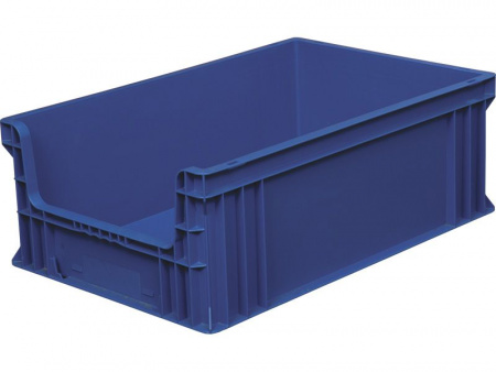 Ящик п/п 600х400х220 сплошной с вырезом, арт.104-20А (00484, синий) Ящик п/п 600х400х220 сплошной с вырезом, арт.104-20А (00484, синий)