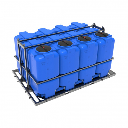 Кассета для транспортировки жидкости ST 8000 л (4х2000) с резьбовой крышкой (синий, 121203.8000.601.002)