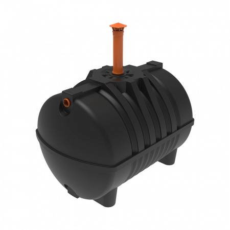 Емкость подземная пластиковая Rostok G 5600 л  с входом 110 мм с горловиной (С шахтой, 5600.5600.899.000)