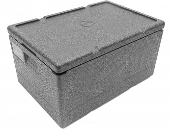 Термоконтейнер 600х400х320 46 л из ударопрочного вспененного полипропилена плотность 30 кг/м3