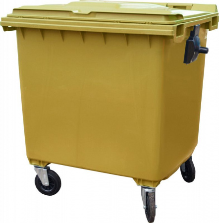 Мусорный контейнер (1100 л) на колёсах, арт.MGBK-1100 (10765, желтый)