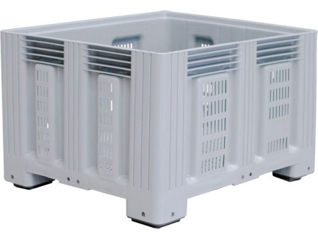 Крупногабаритный пластиковый контейнер 1200х1000х758 мм, перфорированный (сетчатый) на ножках, арт.TR-Box 1210 P (758) Крупногабаритный пластиковый контейнер 1200х1000х758 мм, перфорированный (сетчатый) на ножках, арт.TR-Box 1210 P (758)